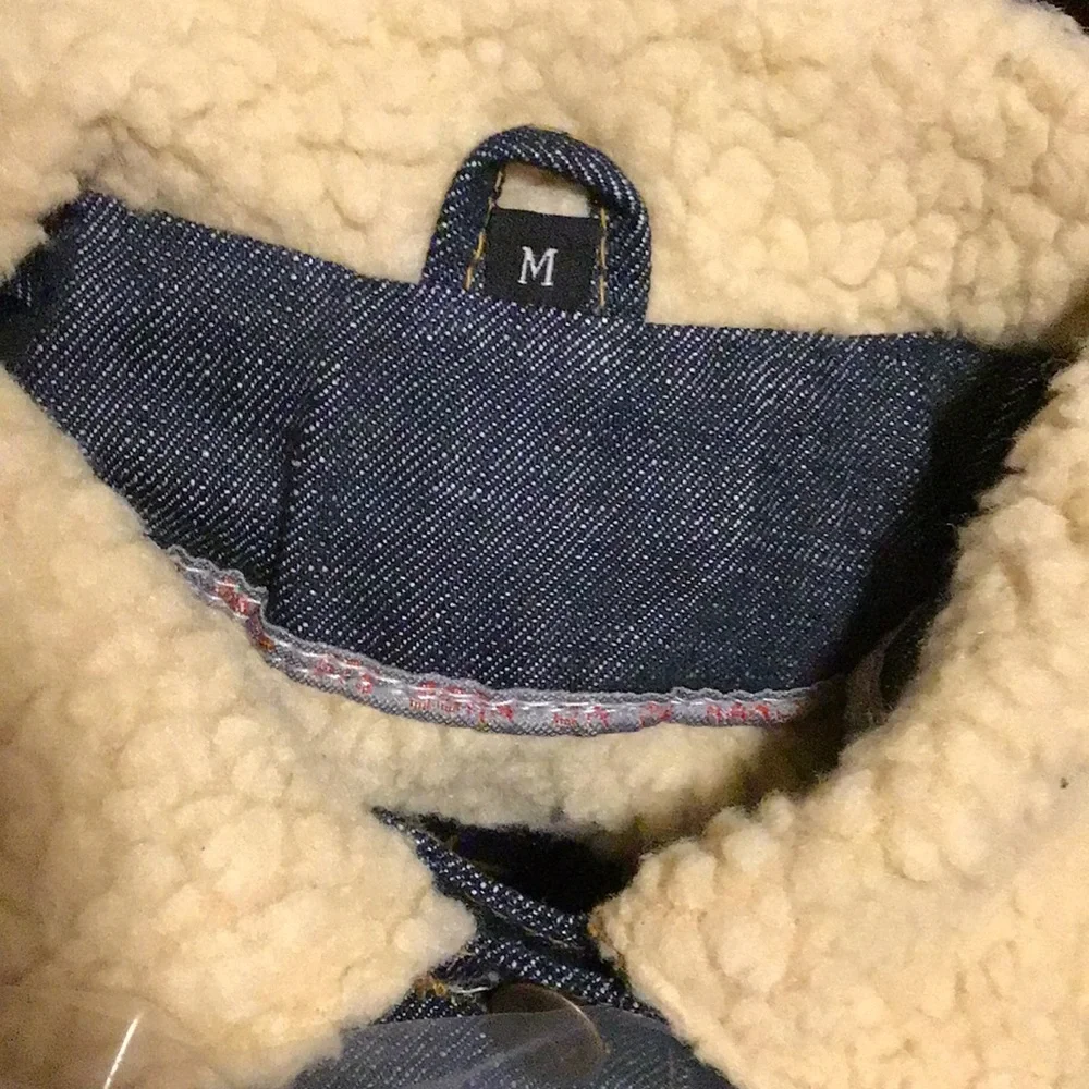 STS Ranchwear Women's MEDIUM Denim Jacket  Sherpa Fleece Lining and Collar NEW - Picture 6 of 8